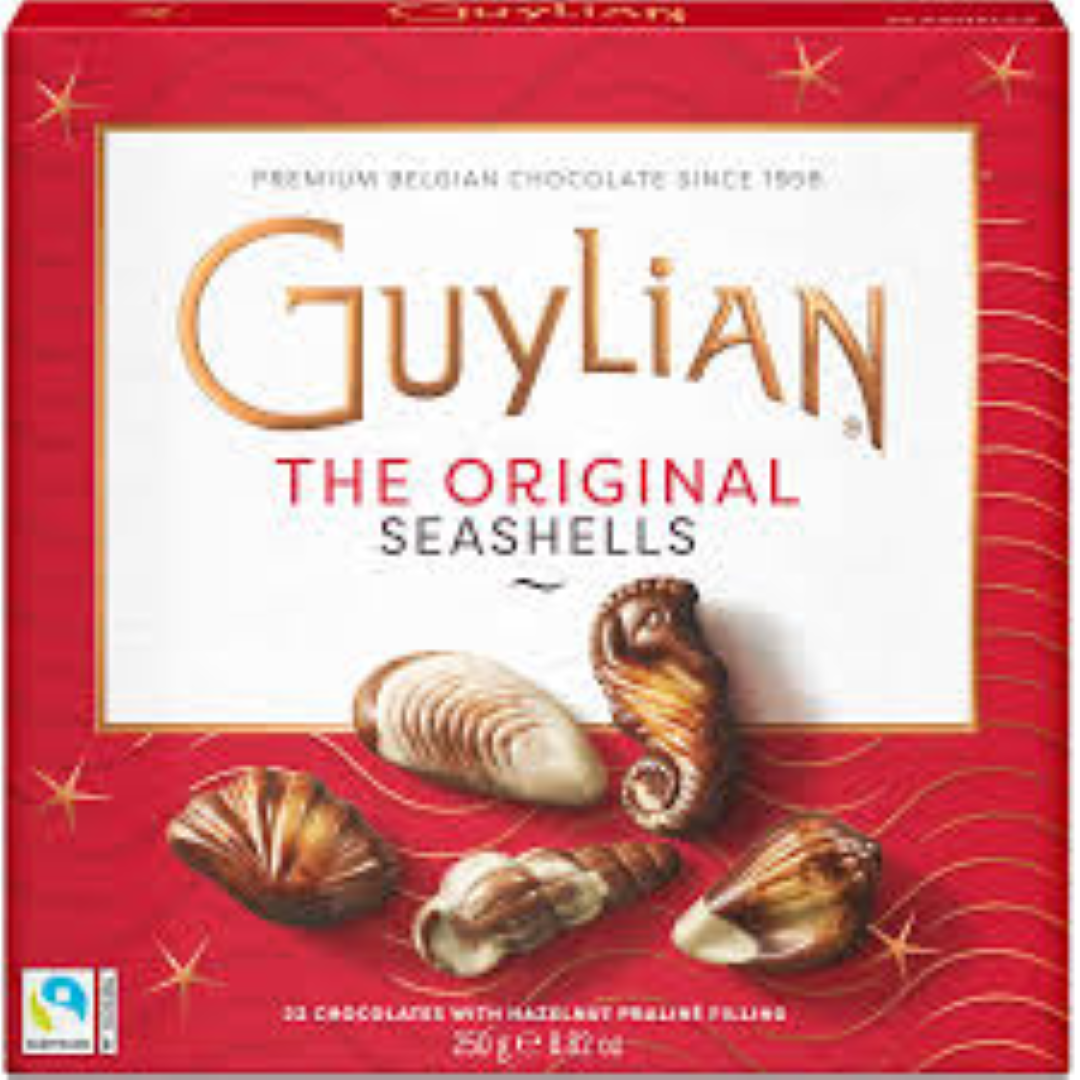 GUYLIAN SEA SHELLS RED GIFT WRAP BALLOTIN 250G